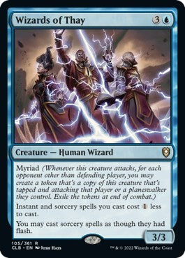 2022 Magic: The Gathering: Commander Legends: Battle for Baldur's Gate (CLB) - Wizards of Thay (#105, Rare) (, Near Mint)