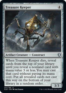 2022 Magic: The Gathering: Commander Legends: Battle for Baldur's Gate (CLB) - Treasure Keeper (#341, Uncommon) (, Near Mint)