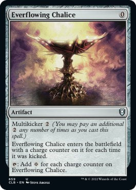 2022 Magic: The Gathering: Commander Legends: Battle for Baldur's Gate (CLB) - Everflowing Chalice (#859, Uncommon) (, Near Mint)