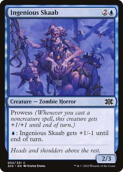 2022 Magic: The Gathering: Double Masters 2022 (2X2) - Ingenious Skaab (#52, Common) (, Near Mint)