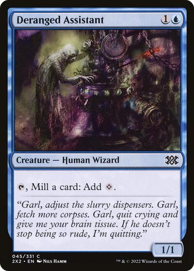 2022 Magic: The Gathering: Double Masters 2022 (2X2) - Deranged Assistant (#45, Common) (, Near Mint)