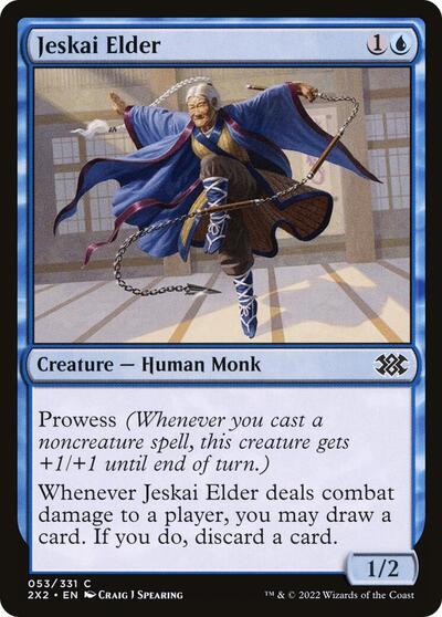 2022 Magic: The Gathering: Double Masters 2022 (2X2) - Jeskai Elder (#53, Common) (, Near Mint)
