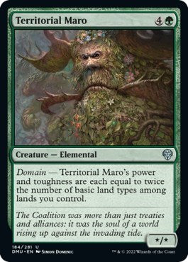 2022 Magic: The Gathering: Dominaria United (DMU) - Territorial Maro (#184, Uncommon) (, Moderately Played)