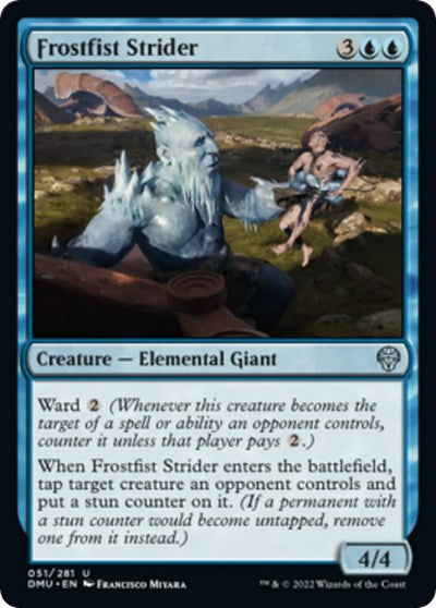 2022 Magic: The Gathering: Dominaria United (DMU) - Frostfist Strider (#51, Uncommon) (, Near Mint)