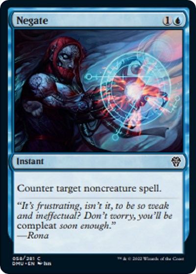 2022 Magic: The Gathering: Dominaria United (DMU) - Negate (#58, Common) (, Near Mint)