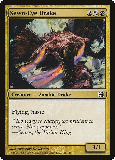 2009 Magic: The Gathering: Alara Reborn (ARB) - Sewn Eye Drake (#135, Common) (, Lightly Played)