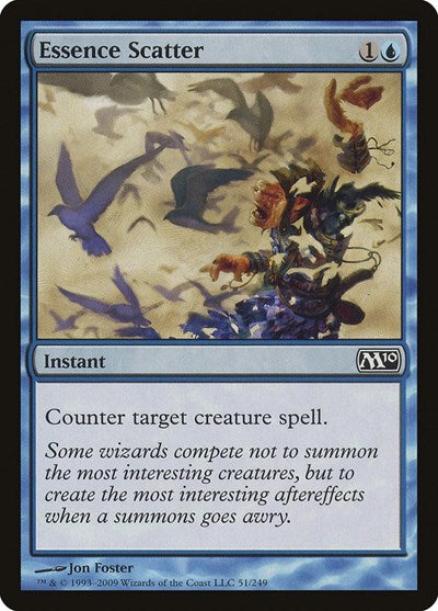 2009 Magic: The Gathering: Magic 2010 (M10) (M10) - Essence Scatter (#51, Common) (, Near Mint)