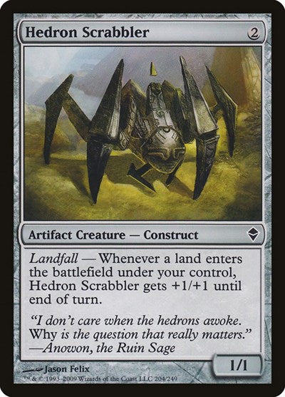 2009 Magic: The Gathering: Zendikar (ZEN) - Hedron Scrabbler (#204, Common) (, Lightly Played)