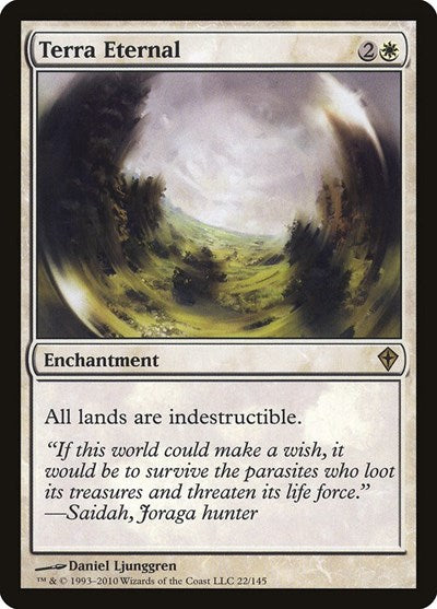 2010 Magic: The Gathering: Worldwake (WWK) - Terra Eternal (#22, Rare) (, Lightly Played)