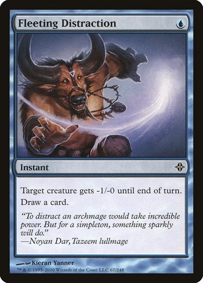 2010 Magic: The Gathering: Rise of the Eldrazi (ROE) - Fleeting Distraction (#67, Common) (, Lightly Played)