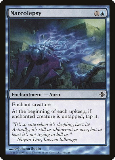 2010 Magic: The Gathering: Rise of the Eldrazi (ROE) - Narcolepsy (#79, Common) (, Moderately Played)
