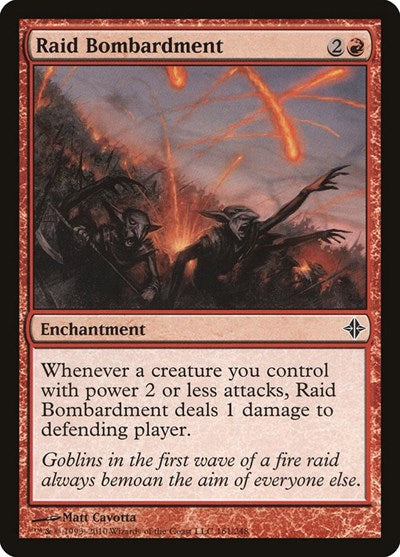 2010 Magic: The Gathering: Rise of the Eldrazi (ROE) - Raid Bombardment (#161, Common) (, Lightly Played)