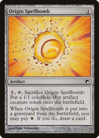 2010 Magic: The Gathering: Scars of Mirrodin (SOM) - Origin Spellbomb (#189, Common) (, Lightly Played)