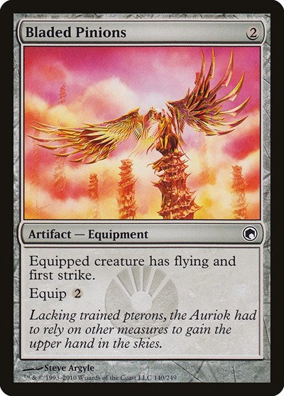 2010 Magic: The Gathering: Scars of Mirrodin (SOM) - Bladed Pinions (#140, Common) (, Near Mint)