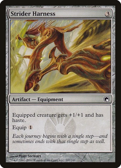 2010 Magic: The Gathering: Scars of Mirrodin (SOM) - Strider Harness (#207, Common) (, Lightly Played)