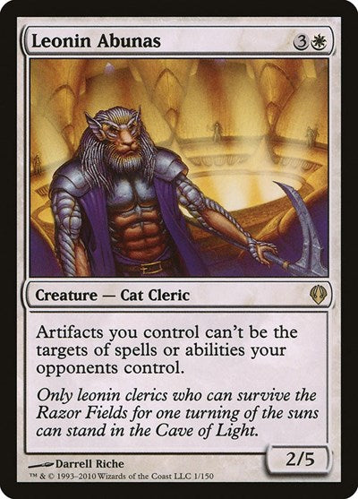 2010 Magic: The Gathering: Archenemy (ARC) - Leonin Abunas (#1, Rare) (, Near Mint)