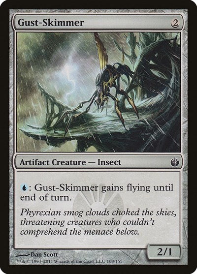 2011 Magic: The Gathering: Mirrodin Besieged (MBS) - Gust Skimmer (#108, Common) (, Lightly Played)
