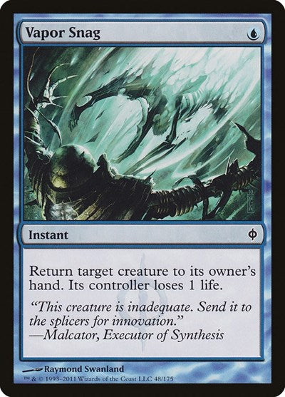 2011 Magic: The Gathering: New Phyrexia (NPH) - Vapor Snag (#48, Common) (, Lightly Played)