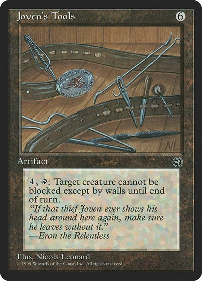1995 Magic: The Gathering: Homelands (HML) - Jovens Tools (#108, Uncommon) (, Moderately Played)
