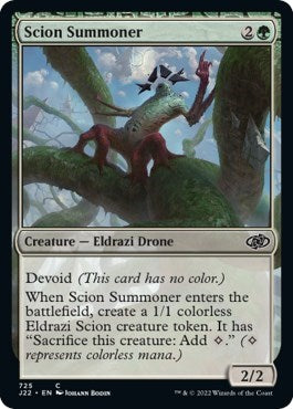 2022 Magic: The Gathering: Jumpstart 2022 (J22) - Scion Summoner (#725, Common) (, Near Mint)