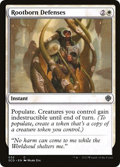 2022 Magic: The Gathering: Starter Commander Decks (SCD) - Rootborn Defenses (#32, Common) (, Near Mint)