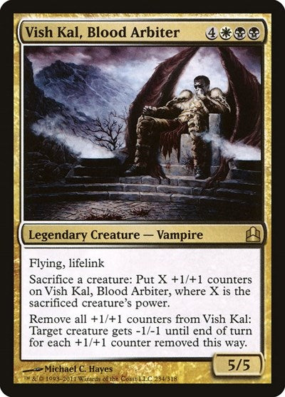 2011 Magic: The Gathering: Commander (CMD) - Vish Kal Blood Arbiter (#234, Rare) (, Lightly Played)