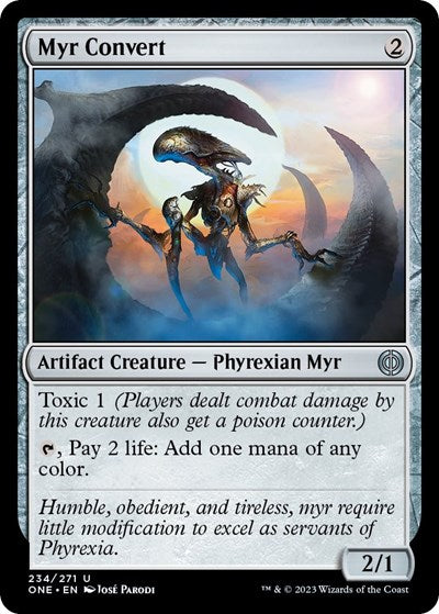 2023 Magic: The Gathering: Phyrexia: All Will Be One (ONE) - Myr Convert (#234, Uncommon) (, Near Mint)