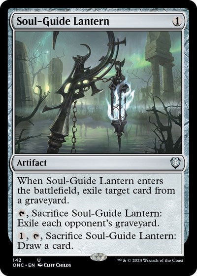 2023 Magic: The Gathering: Commander: Phyrexia: All Will Be One (ONC) - Soul Guide Lantern (#142, Uncommon) (, Lightly Played)