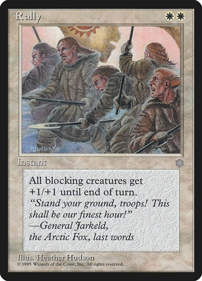 1995 Magic: The Gathering: Ice Age (ICE) - Rally (#48, Common) (, Lightly Played)