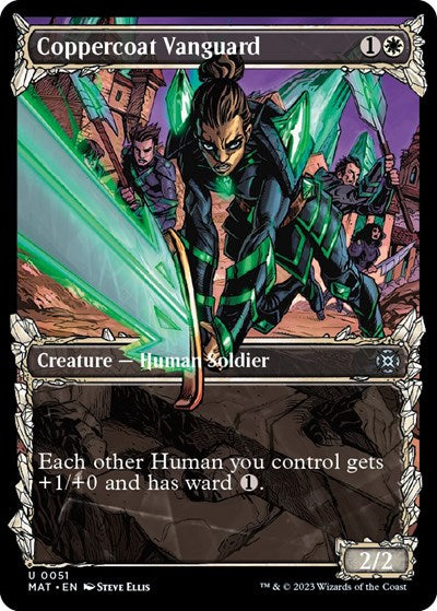 2023 Magic: The Gathering: March of the Machine: The Aftermath (MAT) - Coppercoat Vanguard Showcase (#51, Uncommon) (, Lightly Played)