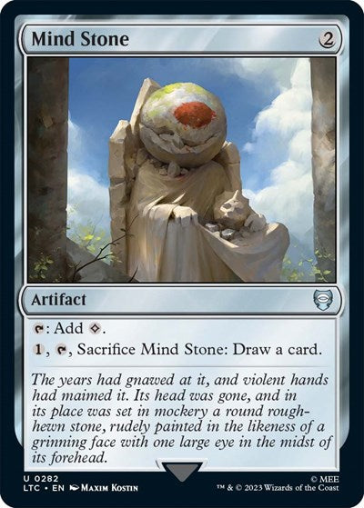 2023 Magic: The Gathering: Commander: The Lord of the Rings: Tales of Middle-earth (LTC) - Mind Stone (#282, Uncommon) (, Lightly Played)