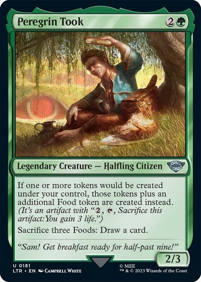 2023 Magic: The Gathering: Universes Beyond: The Lord of the Rings: Tales of Middle-earth (LTR) - Peregrin Took (#181, Uncommon) (, Lightly Played)