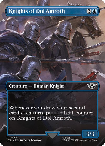 2023 Magic: The Gathering: Universes Beyond: The Lord of the Rings: Tales of Middle-earth (LTR) - Knights of Dol Amroth Borderless (#432, Common) (, Lightly Played)