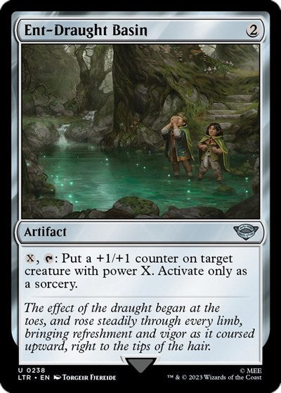 2023 Magic: The Gathering: Universes Beyond: The Lord of the Rings: Tales of Middle-earth (LTR) - Ent Draught Basin (#238, Uncommon) (, Moderately Played)