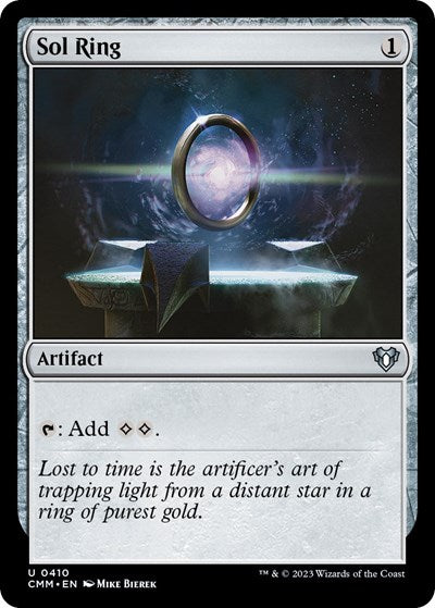 2023 Magic: The Gathering: Commander Masters (CMM) - Sol Ring (#410, Uncommon) (, Near Mint)