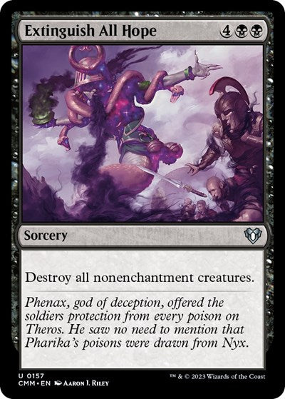 2023 Magic: The Gathering: Commander Masters (CMM) - Extinguish All Hope (#157, Uncommon) (, Near Mint)