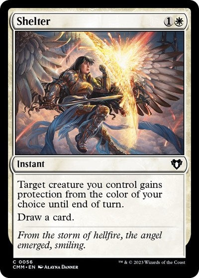 2023 Magic: The Gathering: Commander Masters (CMM) - Shelter (#56, Common) (, Near Mint)