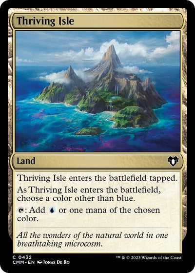 2023 Magic: The Gathering: Commander Masters (CMM) - Thriving Isle (#432, Common) (, Near Mint)
