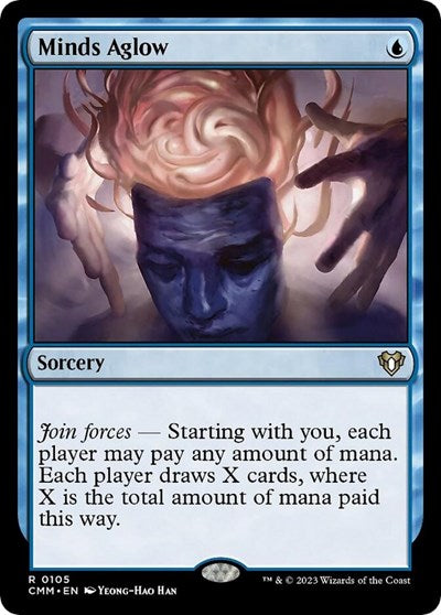 2023 Magic: The Gathering: Commander Masters (CMM) - Minds Aglow (#105, Rare) (, Lightly Played)
