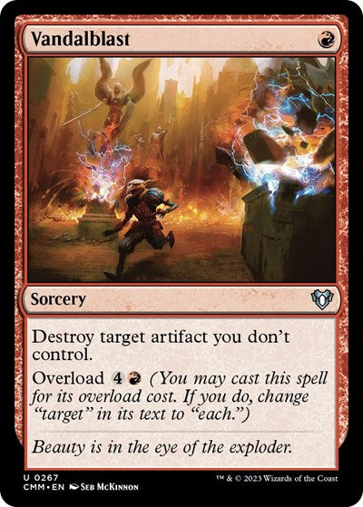 2023 Magic: The Gathering: Commander Masters (CMM) - Vandalblast (#267, Uncommon) (, Near Mint)