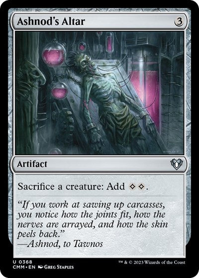 2023 Magic: The Gathering: Commander Masters (CMM) - Ashnod's Altar (#368, Uncommon) (, Near Mint)