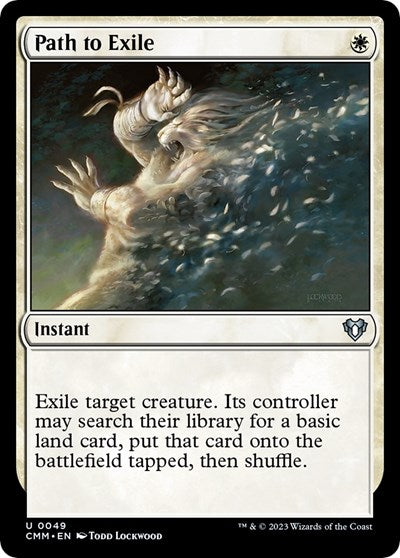 2023 Magic: The Gathering: Commander Masters (CMM) - Path to Exile (#49, Uncommon) (, Near Mint)