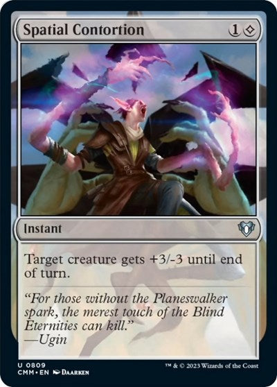 2023 Magic: The Gathering: Commander Masters (CMM) - Spatial Contortion (#809, Uncommon) (, Near Mint)