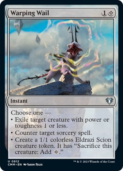 2023 Magic: The Gathering: Commander Masters (CMM) - Warping Wail (#812, Uncommon) (, Near Mint)