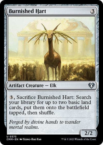 2023 Magic: The Gathering: Commander Masters (CMM) - Burnished Hart (#373, Uncommon) (, Moderately Played)