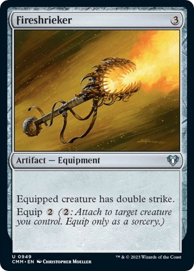 2023 Magic: The Gathering: Commander Masters (CMM) - Fireshrieker (#949, Uncommon) (, Near Mint)