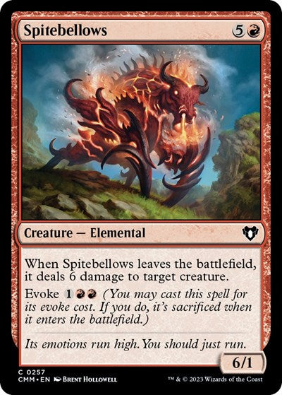 2023 Magic: The Gathering: Commander Masters (CMM) - Spitebellows (#257, Common) (, Near Mint)