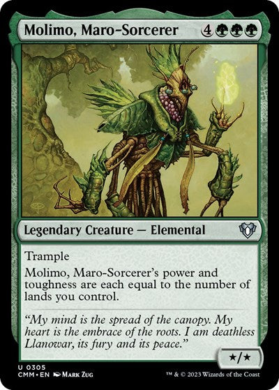 2023 Magic: The Gathering: Commander Masters (CMM) - Molimo, Maro-Sorcerer (#305, Uncommon) (, Near Mint)