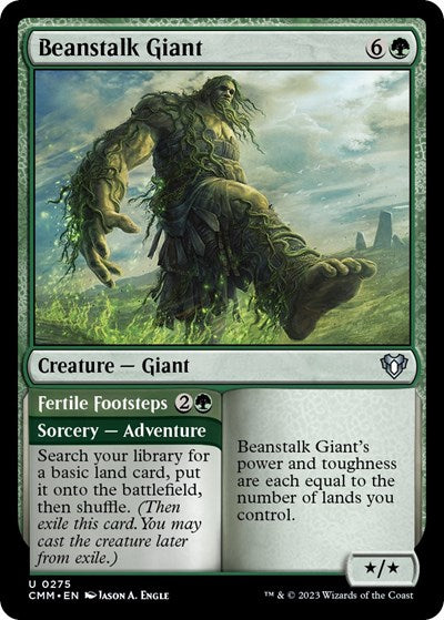 2023 Magic: The Gathering: Commander Masters (CMM) - Beanstalk Giant (#275, Uncommon) (, Near Mint)
