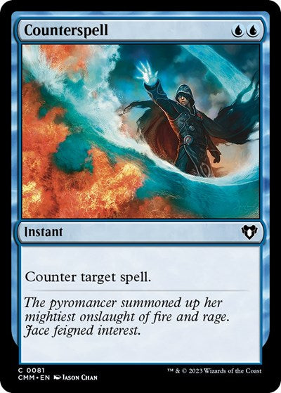 2023 Magic: The Gathering: Commander Masters (CMM) - Counterspell (#81, Common) (, Near Mint)